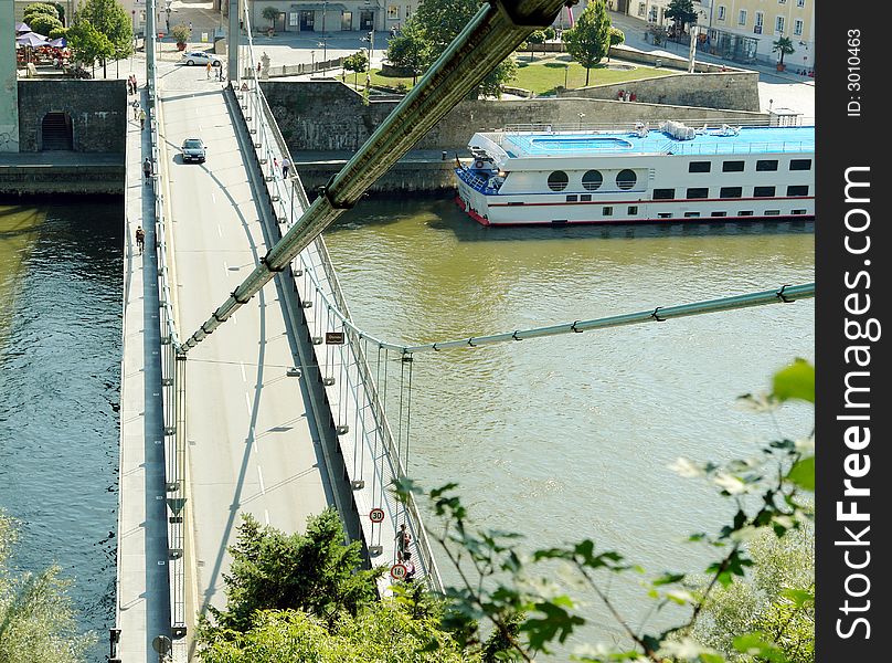 Hanged Bridge in Passau