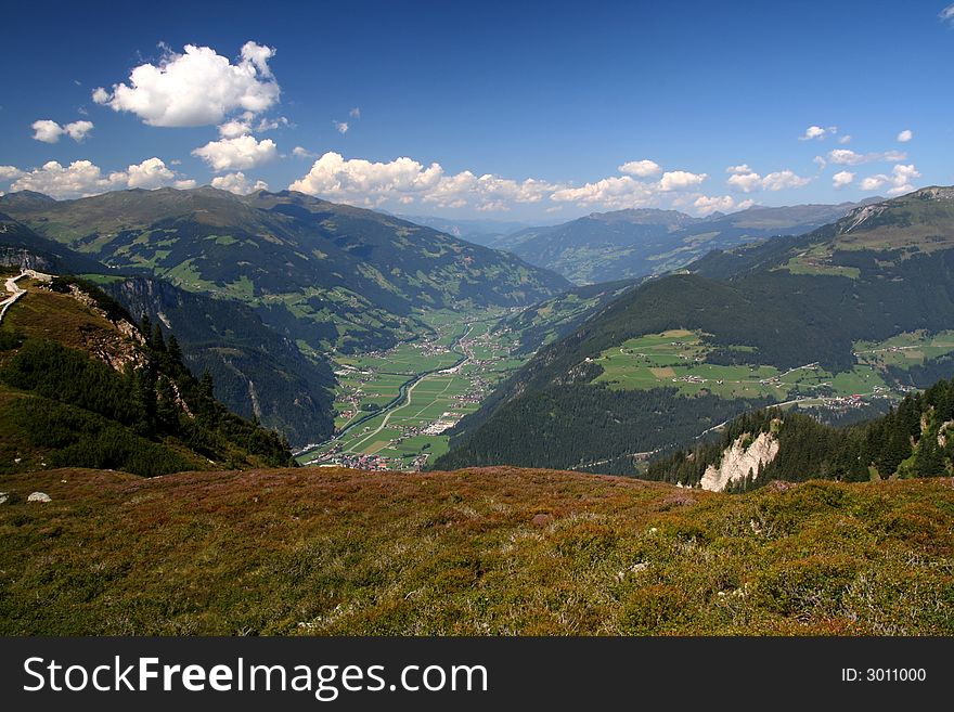 Mountain view captured in Tirol / Austria. Mountain view captured in Tirol / Austria