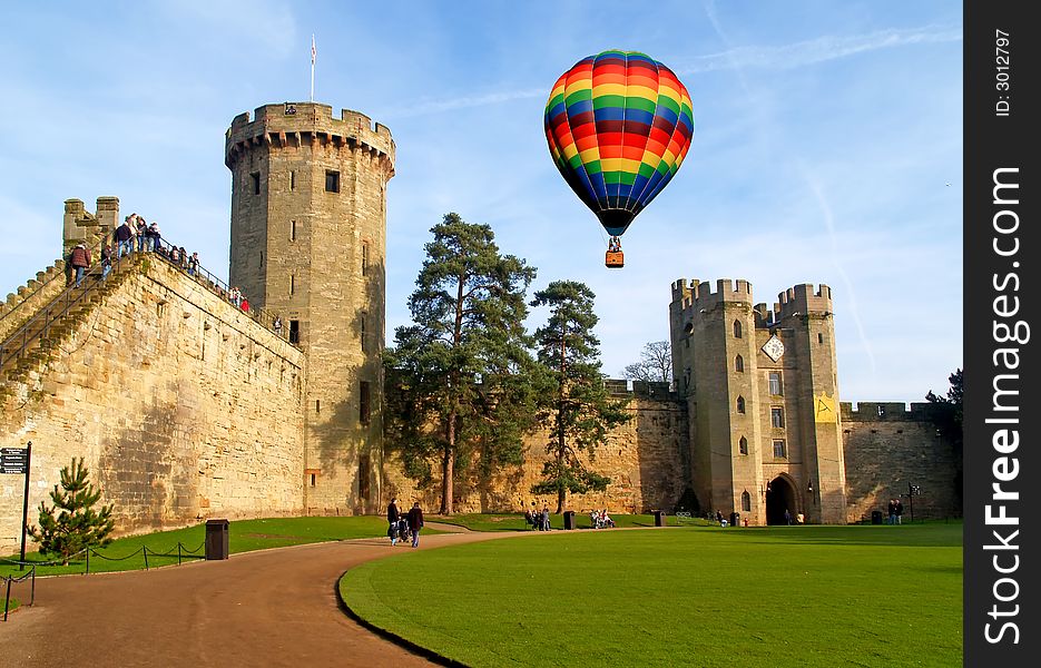 Warwick castle - a day trip from London in UK