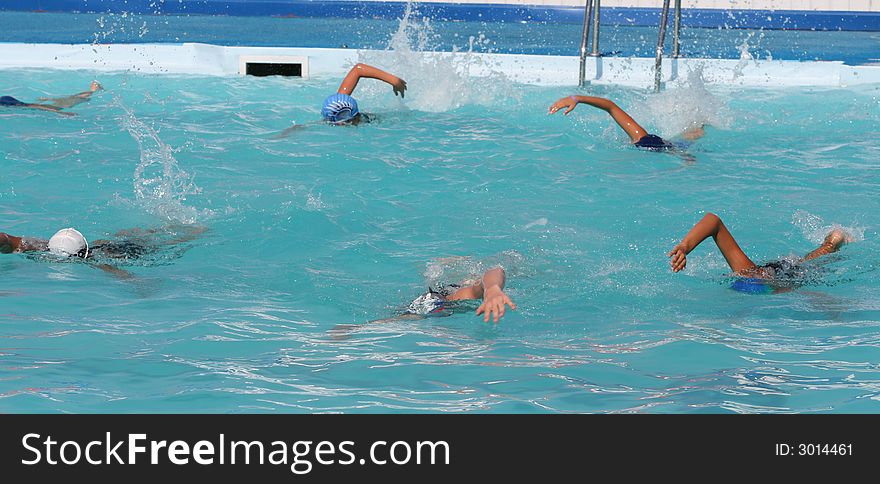 Training In Pool