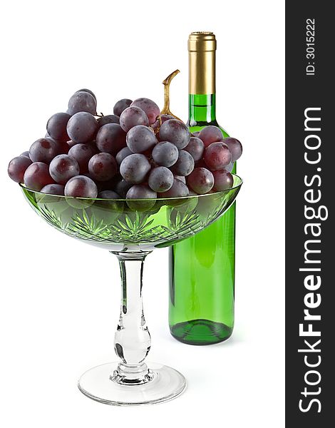 Grapes And Bottle