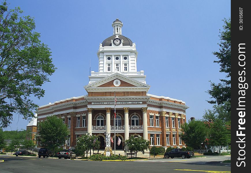 The county courthouse of Morgan county, in Madison Georgia. The county courthouse of Morgan county, in Madison Georgia.
