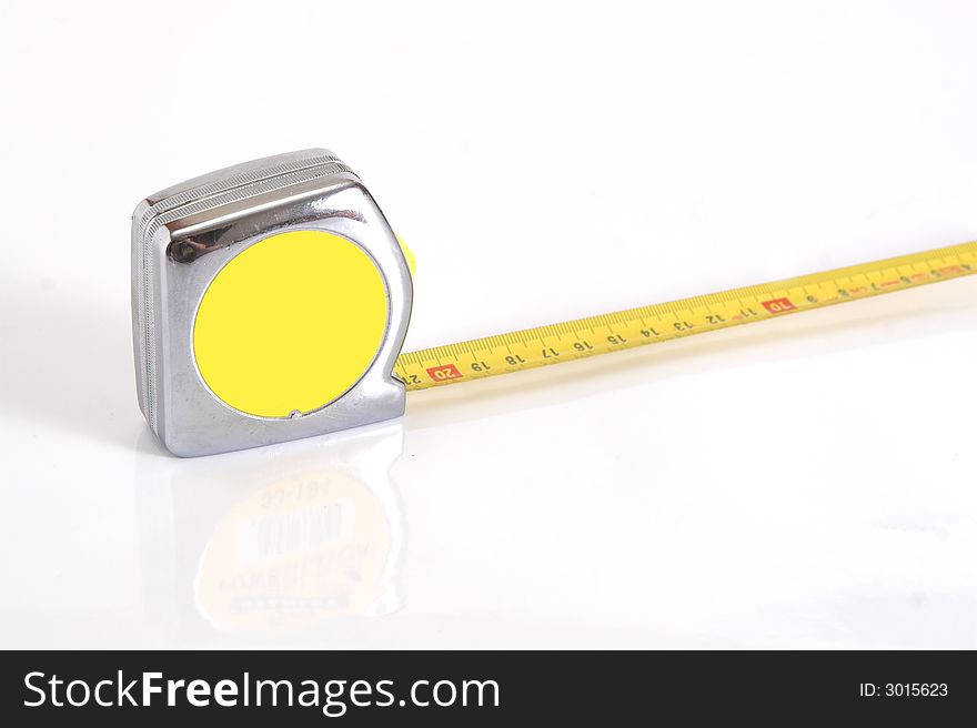 Measuring tool isolated on white