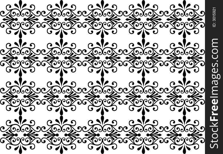 Seamless background vector illustration design element against white