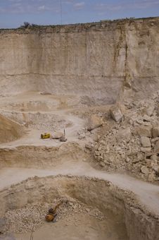 Quarry At Work Royalty Free Stock Image Quarry At Work Royalty Free Stock Image