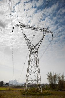 High Voltage Power Tower Stock Photography High Voltage Power Tower Stock Photography