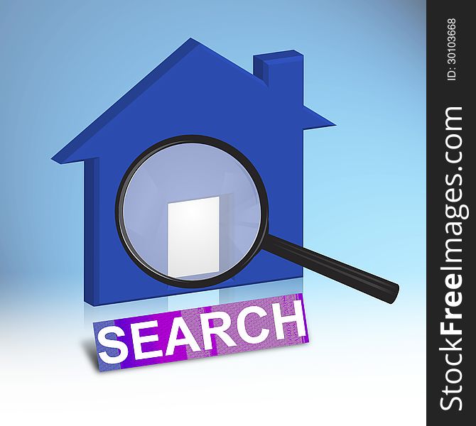 Blue house, The concept Search for homes