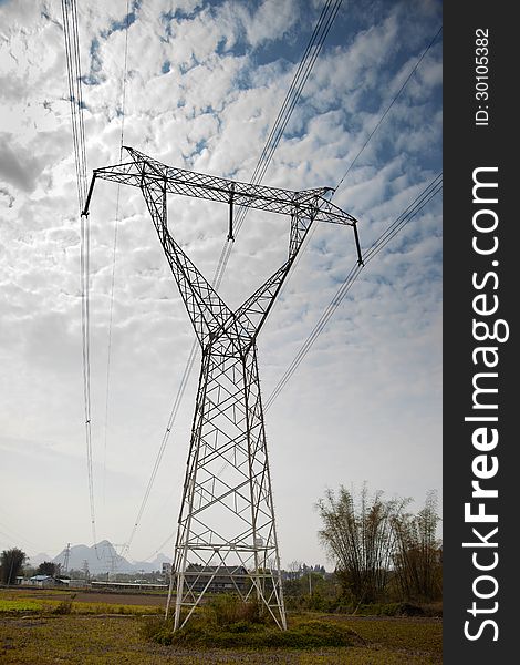 High Voltage Power Tower