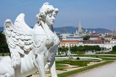 Belvedere Garden In Vienna, Austria Stock Photo Belvedere Garden In Vienna, Austria Stock Photo