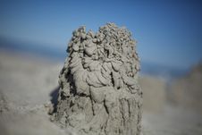 Sand Castle Stock Image
