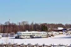 Yachts In Winter Royalty Free Stock Photography Yachts In Winter Royalty Free Stock Photography