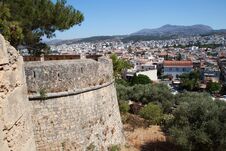 Fortress In Rethymno, Crete, Greece. Royalty Free Stock Photos Fortress In Rethymno, Crete, Greece. Royalty Free Stock Photos