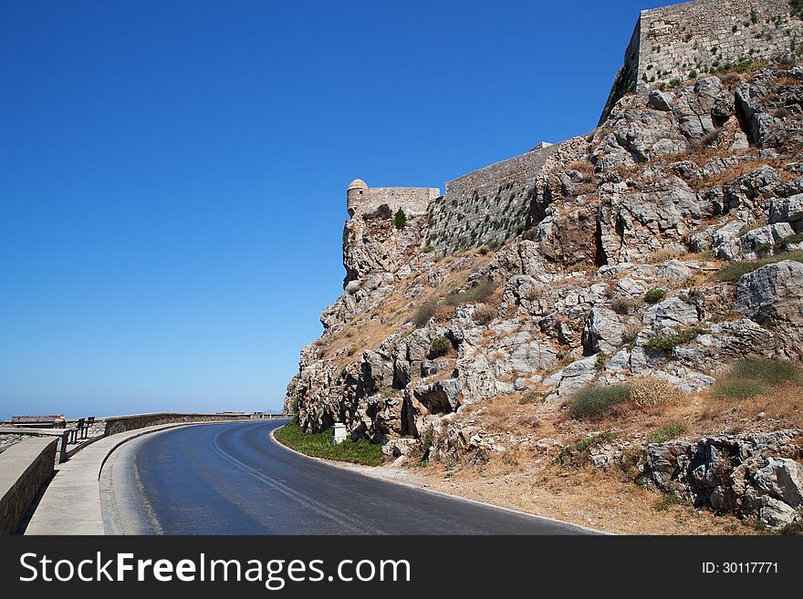 Fortress In Rethymno, Crete, Greece.