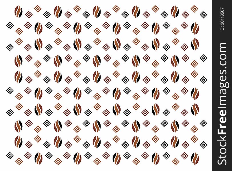 Abstract coffee theme pattern background. Abstract coffee theme pattern background