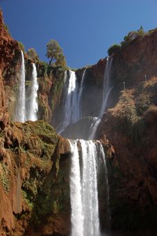 Cascade D’Ouzoud, Waterfall, Morocco Stock Images Cascade D’Ouzoud, Waterfall, Morocco Stock Images