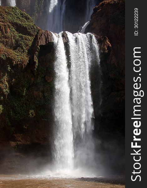 Cascade d’Ouzoud, Waterfall, Morocco - Cascade d’ouzoud is the biggest waterfall in Morocco