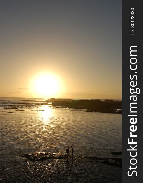 Peaceful Sunset by Essaouira, Morocco