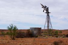 Broken Outback Windmill Stock Photos Broken Outback Windmill Stock Photos