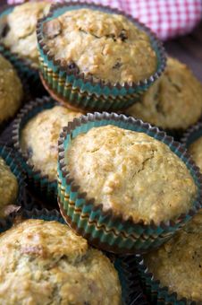 Close Up Banana With Cranberries Muffin Royalty Free Stock Images Close Up Banana With Cranberries Muffin Royalty Free Stock Images