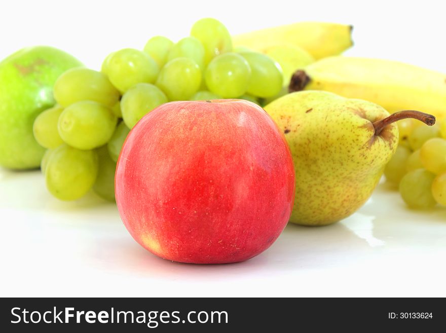 Fruit On A White Background