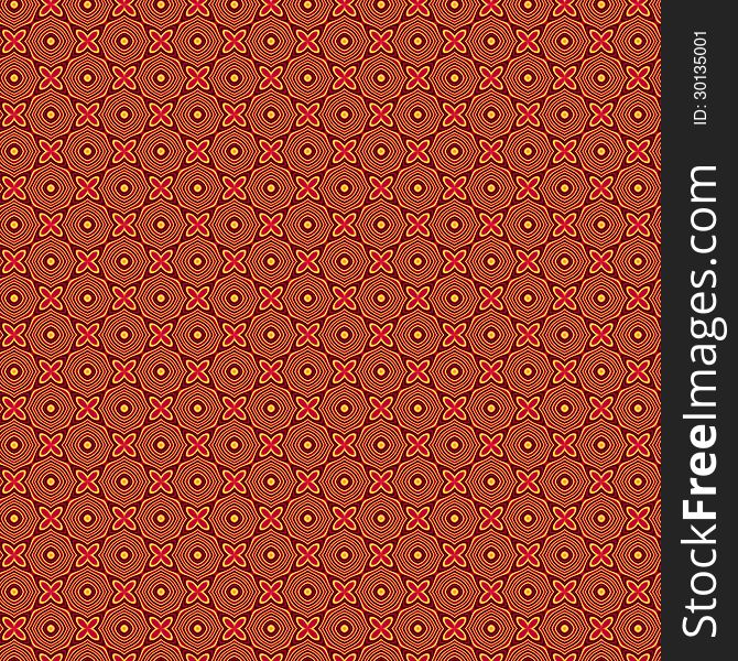 Background Textile Red Ornament