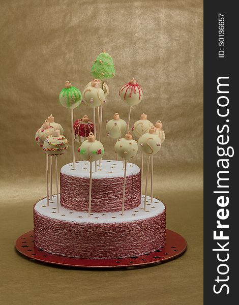 Christmas Cake Pops