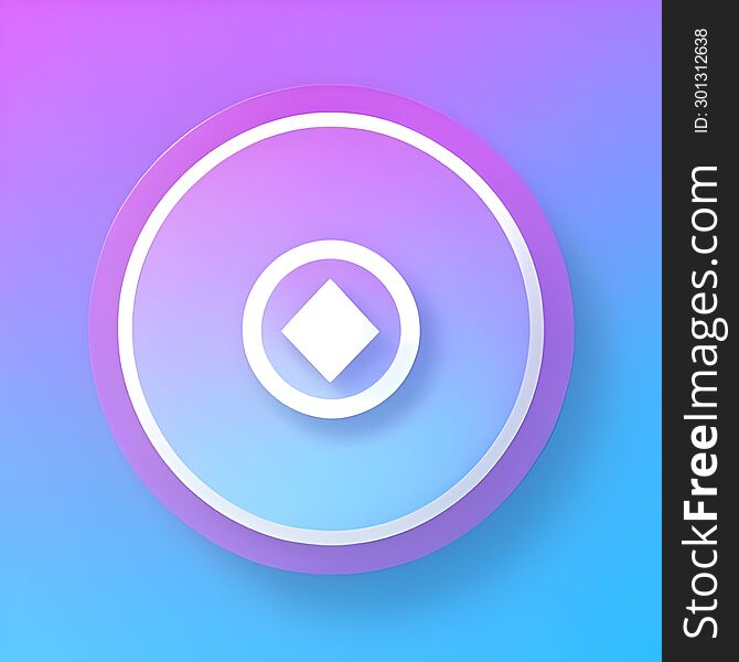 This is a vibrant image featuring an abstract icon with a white outline, set against a gradient background transitioning from blue to purple. The icon consists of concentric circles and a diamond shape in the center. The design is minimalist and clean with no additional elements or details. There�s a watermark text faintly visible across the image. This is a vibrant image featuring an abstract icon with a white outline, set against a gradient background transitioning from blue to purple. The icon consists of concentric circles and a diamond shape in the center. The design is minimalist and clean with no additional elements or details. There�s a watermark text faintly visible across the image.