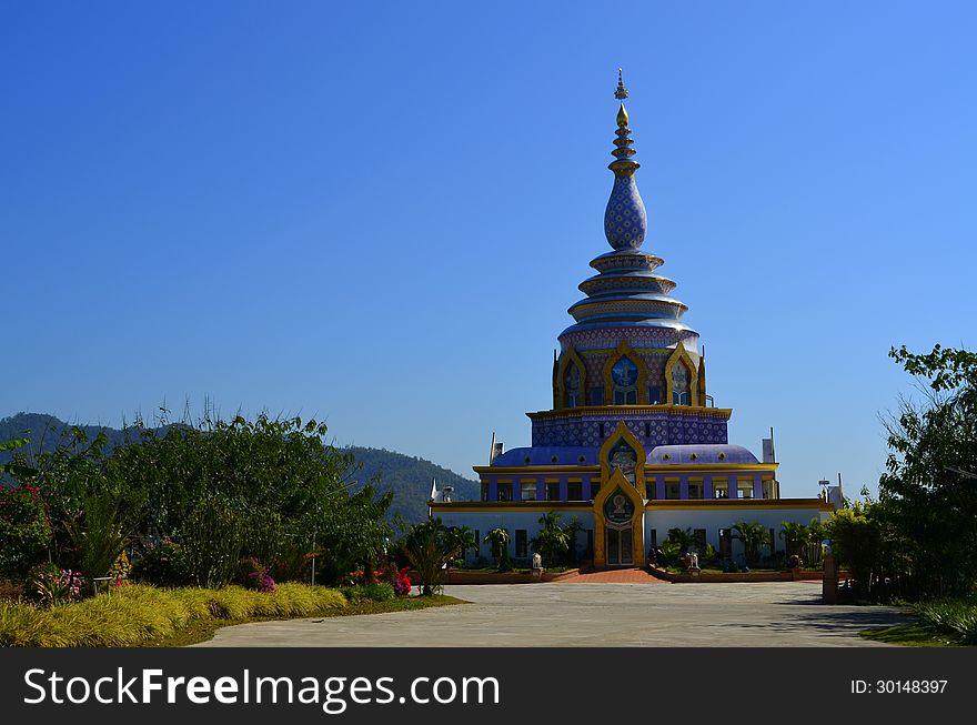 View of Wat Thaton in Thailand