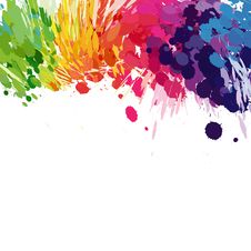 Abstract Background Of Colored Splashes Royalty Free Stock Photos Abstract Background Of Colored Splashes Royalty Free Stock Photos