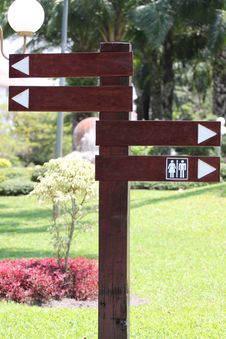 The Signposted Label Message. Royalty Free Stock Photography
