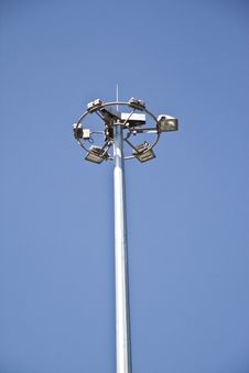 A Six Way Street Lamp Stock Images A Six Way Street Lamp Stock Images