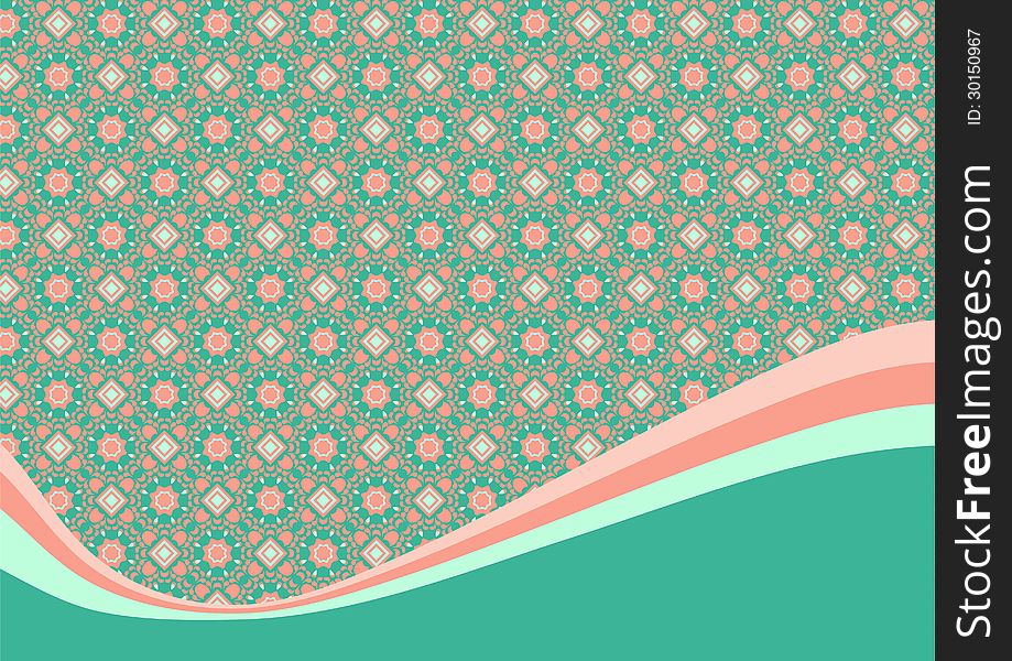Background With Small Floral Elements