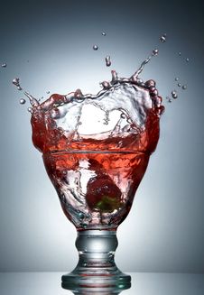 Strawberry Juice Splash Royalty Free Stock Photo Strawberry Juice Splash Royalty Free Stock Photo