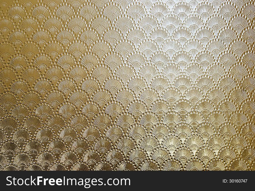 Abstract lighting pattern glass background