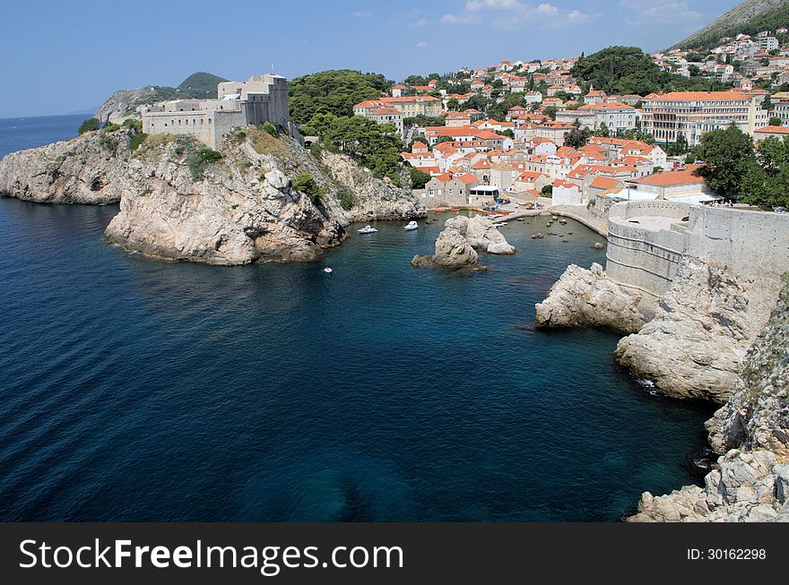 Rugged Coast Of Dubrovnik Croatia