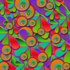 Abstract Colorful Floral And Circles Background Stock Image Abstract Colorful Floral And Circles Background Stock Image