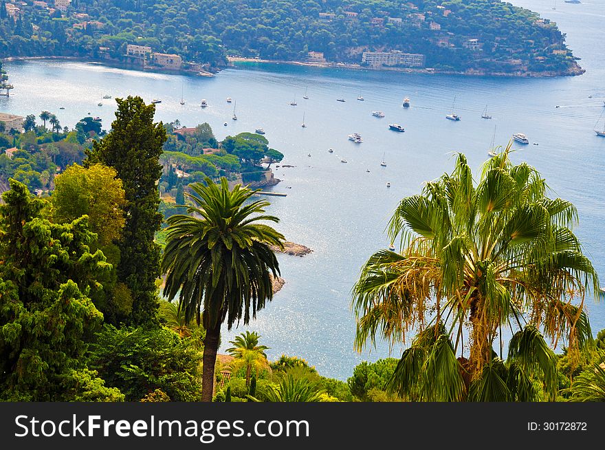 Perfect view on french Riviera