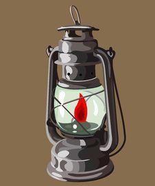 Oil Lamp Royalty Free Stock Photo Oil Lamp Royalty Free Stock Photo