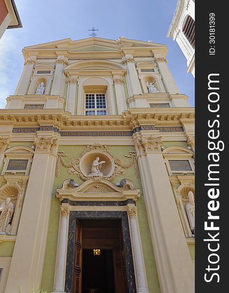 Cathedral Facade Nice France