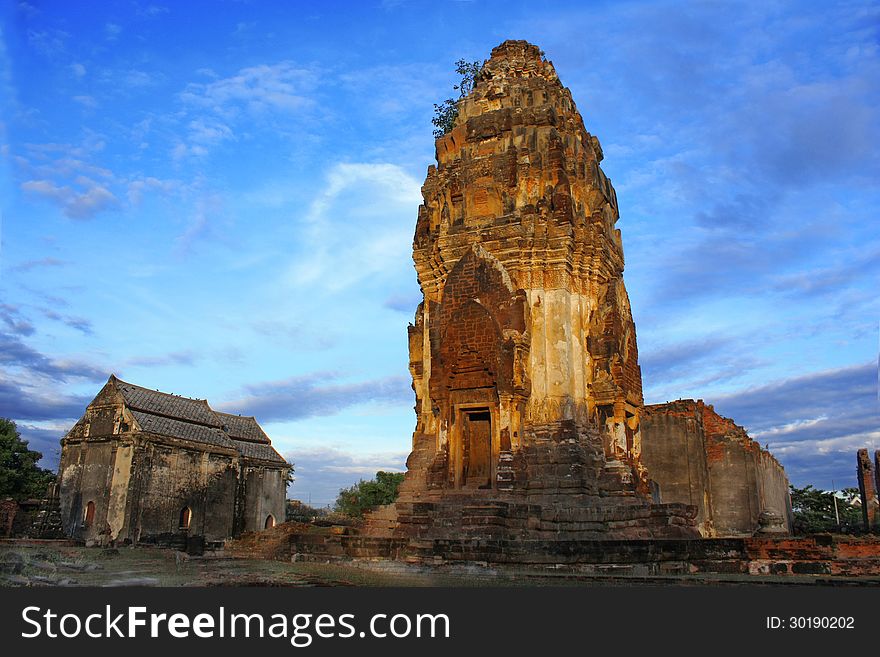 346 year old palace in Lopburi Thailand. 346 year old palace in Lopburi Thailand