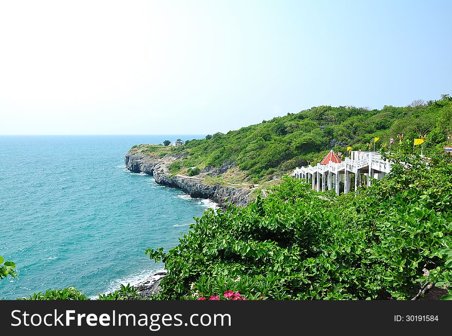 Point View On Si Chang Island