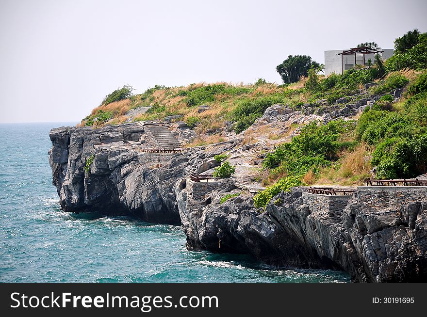 The Beautiful view on Sichang island at sriracha ampor ,chonburi province,Thailand. The Beautiful view on Sichang island at sriracha ampor ,chonburi province,Thailand