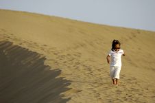 Child In Desert Stock Photo Child In Desert Stock Photo