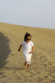 Child In Desert Stock Photography Child In Desert Stock Photography