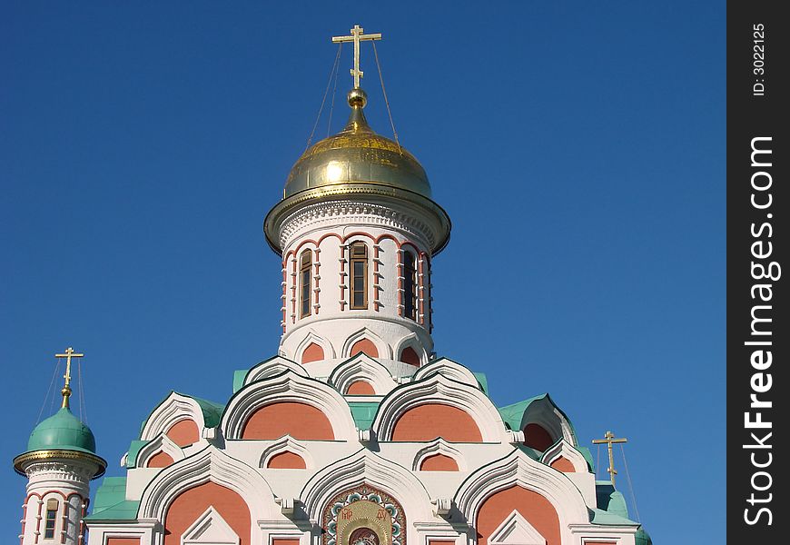 Russian church in Red square. Russian church in Red square.