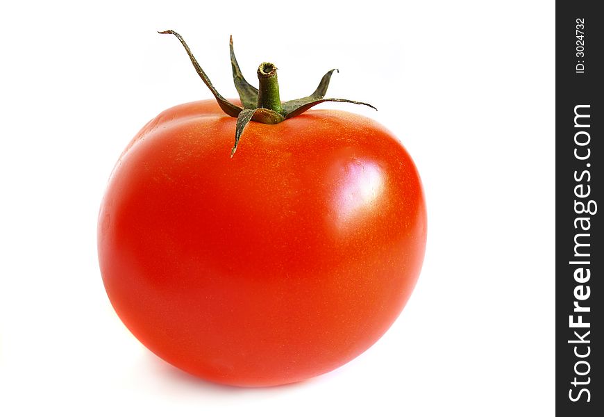 Tomato isolated on a white background. Tomato isolated on a white background