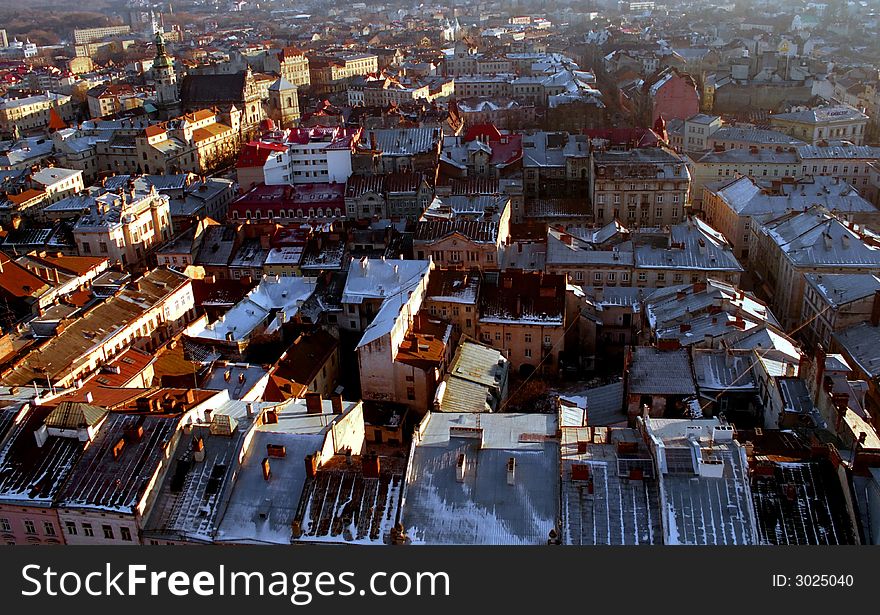 Lvov. Old city center