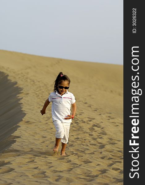 Child In Desert