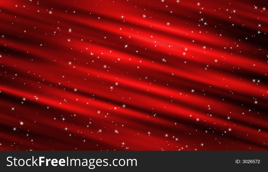 White snow flakes on red curtain background. White snow flakes on red curtain background
