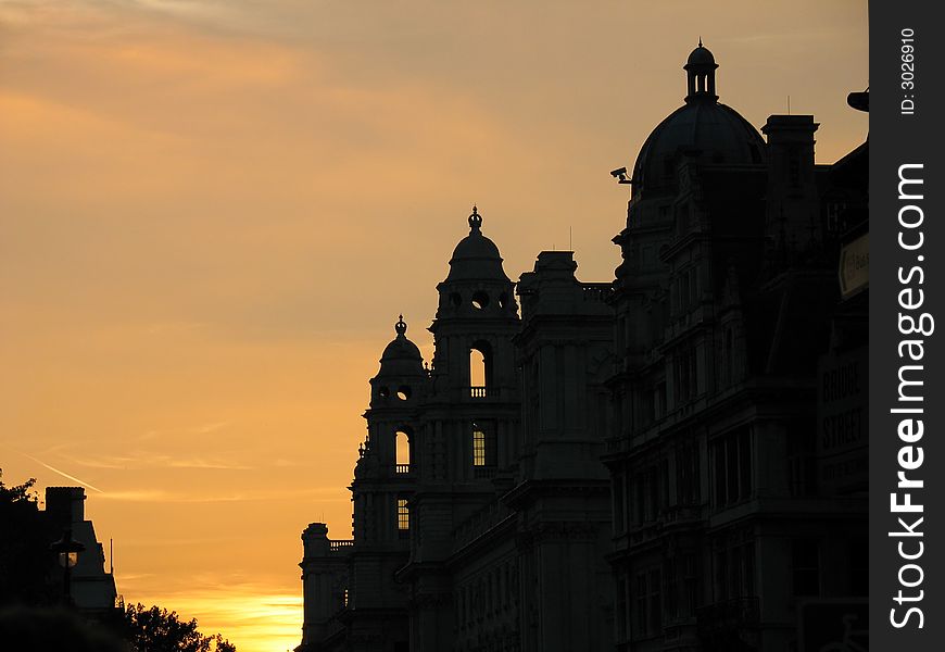 Palace Against Sunset